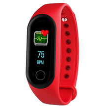 Pulsera inteligente 2019 M4 impermeable para la salud, Monitor de ritmo cardíaco y presión arterial, podómetro, reloj deportivo PK M3, pulsera de Fitness 2024 - compra barato