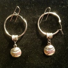 HOT !!!Fashion Jewelry Earrings Softball Baseball Bat Glove & Ball Charm Drop Earrings Pendant Vintage for woman gift-133 2024 - buy cheap