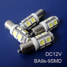Luz de bombilla led para lámpara BA9s de 12V para coche, lámpara led de advertencia BA9s, luz de piloto, 10 Uds./lote, envío gratis 2024 - compra barato