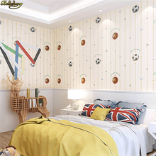 beibehang Cute cartoon deerskin wallpaper roll children's room bedroom Football basketball 3d wallpaper kids home improvement 2024 - buy cheap