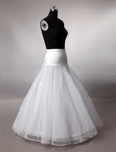 Белый 1 обруч свадебное свадебный кринолин нижняя юбка 2022 2024 - купить недорого