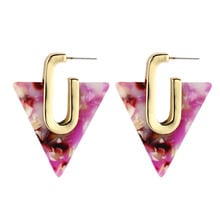 Newest Fashion Korean Earings Acrylic Acetate Earrings Geometry Dangle Earrings for Women Vintage Jewelry Gift boucle d'oreille 2024 - buy cheap