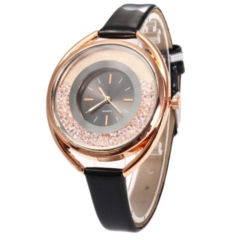 TZ #503 Модные женские красивые кожаные повседневные часы Роскошные Аналоговые кварцевые часы 2022 - купить недорого