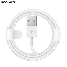 BOOLAEO USB зарядный кабель для iPhone X XS Max XR Быстрая зарядка USB кабель для передачи данных для iPhone 5 5S SE 6 6S 7 8 Plus ipad шнур зарядного устройства 2024 - купить недорого