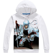 Gin Tama plata alma Sudadera con capucha Anime Cosplay Gintama sudaderas con capucha blanca Linda sudaderas japonesa de dibujos animados de los Fans 2024 - compra barato