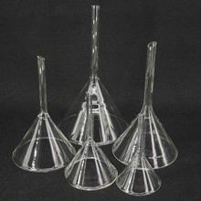Embudo triangular en miniatura para vidrio de laboratorio, 80/90/100/120mm, cristalería borosilicato 2024 - compra barato