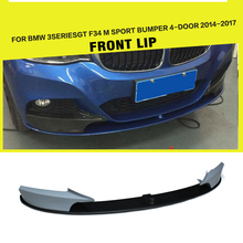 FRP Front Bumper Lip Spoiler Splitters For BMW 3 Series F34 328i GT M Sport Hatchback 4-Door 2014 - 2017 2024 - buy cheap