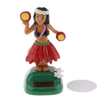Brinquedo de dança movido a energia solar, decoração de casa, carro, presentes para crianças (hula girl) 2024 - compre barato