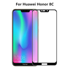 2 piezas de vidrio templado 3D para Huawei Honor 8C cubierta de pantalla completa película protectora de pantalla para Huawei Honor 8C BKK-AL00 2024 - compra barato