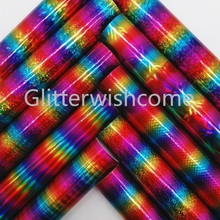 Glitterwishcome-láminas de piel sintética para lazos, 21x29cm, tamaño A4, para arcos, arcoíris, charol, Fabirc, GM360A 2024 - compra barato