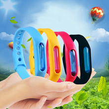 Цветной силиконовый браслет для защиты окружающей среды, летний репеллент от комаров, эффективный детский браслет от комаров 2024 - купить недорого