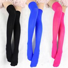 600pair!Sexy Candy-colored Women Girl Over Knee Thigh High Stockings Sweet Love color Byoto Opaque Stocking,Student&Maid Cosplay 2024 - buy cheap