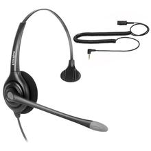 Call center  headphones QD (Quick Disconnect) headset with single 3.5mm plug for laptop,Smartphone,mobile phone,PC 2024 - buy cheap