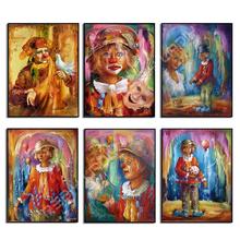 Diamond Embroidery Young Clown Joker Picture of Rhinestones Cross Stitch Diamond Painting Full Square/Round Diamond Mosaic Kits 2024 - buy cheap