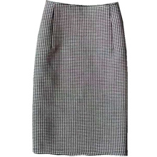 Женская черная и белая шерстяная юбка-карандаш, с высокой талией 2024 - купить недорого