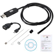 Android Car Diagnostic Scanner Tool OTG USB Wire Endoscope Inspection Borescope 1-5 meters 6LED 5.5MM Lens Snake Tube Camera 2024 - buy cheap