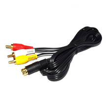 100 шт. позолоченный штекер AV кабель для SEGA Saturn для шнура SS RCA 2024 - купить недорого