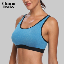 Charmleaks Women's Mid Impact Support Sports Bra Padded Yoga Bra Breathable Running Workout Racerback Sports Top 2024 - buy cheap