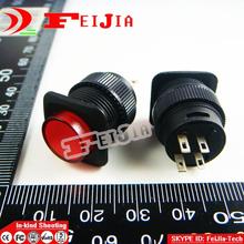 R16-504AD With LED Red 1A/250V 4Pin Self-locking Push Button Switch 10Pcs/lot 2024 - buy cheap