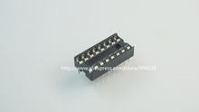 10 pcs  / Lot 0.100" 2.54mm IC socket Narrow 16 Position 2x8 16 Pin Row spacing 7.62mm DIP Through hole solder PCB 2024 - buy cheap