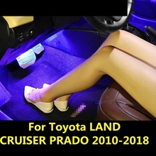 Feet lamp LED light Car atmosphere light Feet light Interior modification Car decoration For Toyota LAND CRUISER PRADO 2010-2018 2024 - buy cheap