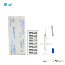 (20pcs/lot) Animal ID Syringes FDX-B Microchip rfid transponder 1.4*8mm 134.2khz Dog sterile syringe ICAR approved 15 ID Numbers 2024 - buy cheap