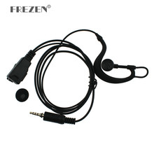 Fone de ouvido em formato de g com microfone, headset ptt para yaesu vertex VX-6R 7r 6e 7e 120 127 170 2024 - compre barato