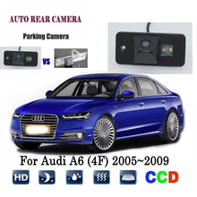 Cámara de marcha atrás para Audi A6 (4F), 2005 ~ 2009/CCD, visión nocturna, RCA, cámara de visión trasera, cámara para cámara de seguridad 2024 - compra barato