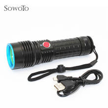 5000lm XM-L2 Tactical Flashlight Powerful Waterproof USB Rechargeable LED Flashlight Camping Lighting Torch Flash Lamp Light 2024 - buy cheap