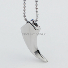Wolf tooth Necklace Pendant 316L Stainless Steel High Quality Mens Birthday Gift Free Shipping 2024 - buy cheap