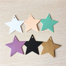 Pentagram Shape Cute Hang Tag Popular Cardboard Clothing Toy Decoration Hang Labels Price Paper Cards Tags 5.2x5.2cm 50Pcs/Lot 2024 - buy cheap