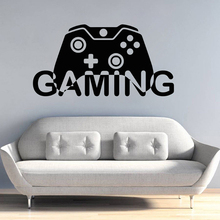 Game Video Wall Decal Gamepad Design Wall Sticker For Interior Decoration Kids Playroom Vinyl Wall Sticker Gamer Mural L713 2024 - buy cheap