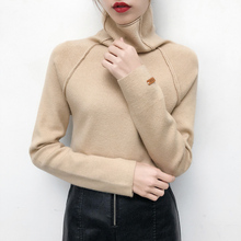 Turtleneck Cashmere Pullover Sweater women 2022 Autumn Winter jersey mujer pull femme hiver jumper Knitwear knitted sweater 2024 - buy cheap