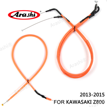 Arashi Motorcycle Accessories Throttle & Clutch Cables Stainless Lines Wires for KAWASAKI Z800 2013 2014 2015 Z 800 Z-800 1 Set 2024 - buy cheap