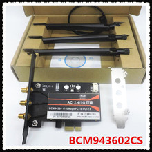 BCM943602CS 1300Mbps Dual Band 802.11AC Desktop PCI-E Wireless Card PC wifi Adapter Bluetooth 4.1 2024 - buy cheap
