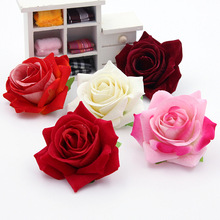 10pcs decorative Artificial rose Flower Heads for Wedding party Decoration DIY Wreath Gift Box Scrapbooking Craft Fake Flowers 2024 - buy cheap