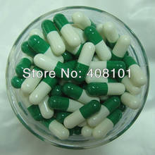 (5000pcs/pack) Size 0 Dark Green/White Color Separated Gelatin Capsule, gel Capsule, Empty Capsule--- Cap and Body Separated 2024 - buy cheap