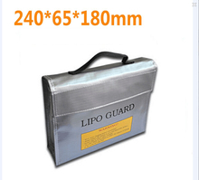 High Quality Fireproof Explosionproof RC LiPo Battery Safety Bag Safe Guard Charge Sack 235 * 180 * 65 mm L M S size  F16390/2 2024 - buy cheap