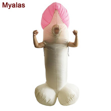 Inflatabe Penis Fancy Dress Sexy Inflatable WILLY Pen Night Willy Party Jumpsuit Funny Cosplay For Adult Jumpsuit For Adults 2024 - buy cheap