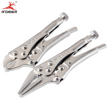 RDEER 2Pcs Set Mini Locking Pliers 5''/125mm Long Nose And Gourd Mouth Pliers Multifunction Durable Hand Tools 2024 - buy cheap