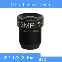 PU'Aimetis infrarrojos vigilancia 1/3 3MP 3,6mm M12 hilo lentes de CCTV ángulo de 90 grados 2024 - compra barato