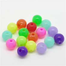 DoreenBeads 300PCs Mixed Randomly Round Acrylic Spacer Beads 8mm(3/8") Dia.(B19423), yiwu 2024 - buy cheap