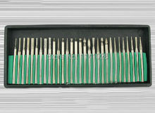 Nuevo 30 Uds de rebabas para Dremel broca rotativa para herramientas de grabado piezas 3mm vástago 30 en 1 de agujas de aguja 2024 - compra barato