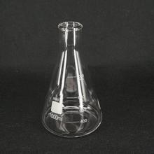 Matraz-suministros de laboratorio de vidrio de borosilicato, suministros cónico Erlenmeyer G3.3, 1000ML 2024 - compra barato