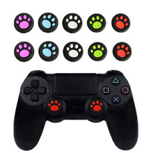 Tapa analógica de silicona con forma de garra de gato para mando de PlayStation 4, PS4 Pro Slim, PS3, Xbox 100, 360 piezas 2024 - compra barato