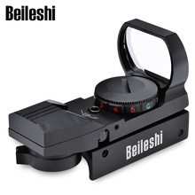 Beileshi 20mm/11mm Rail Verde Red Dot Sight Riflescope Caça Âmbito Tactical Optics Holographic 1x22x33 Reflex Scope 2024 - compre barato