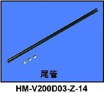 Walkera V200D03 spare parts HM-V200D03-Z-14 Tail Boom walkera V200D03 Parts Free Shipping with Tracking 2024 - buy cheap