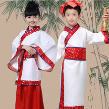Китайская древняя Одежда для мальчиков литература ханьфу костюмы для детей ханьфу китайские студенты древняя Одежда для девочек костюм Тан мин 18 2024 - купить недорого