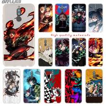 Demon slayer-capas de silicone para celulares huawei, para modelos kimetsu no yaiba, mate 10 lite, 10, 20 lite pro, 20x s, y5 2017, y9 2018, 2019, nova 3, 3i 4 2024 - compre barato