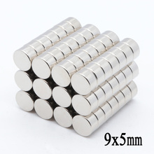 100 Pieces 9x5 mm Strong Rare Earth NdFeB Neodymium Magnet  N35 Small Round Super Strong Powerful Magnetic Magnets Disc 2024 - buy cheap